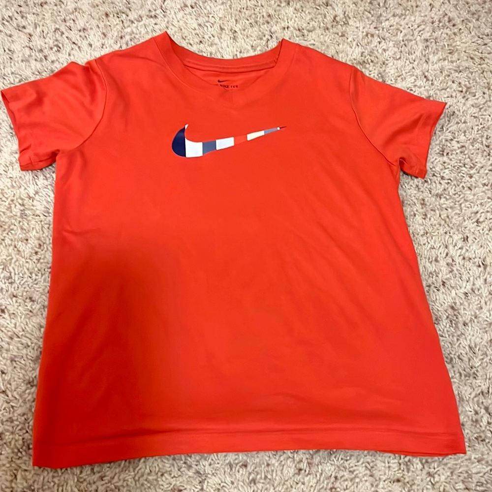 Girls red Nike tshirt